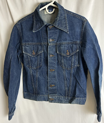 Vintage 1960's Sears Jeans Joint Denim Jacket, Men's Med 38 Vintage 1960's Sears Jeans Joint Denim Jacket, Men's Med 38
