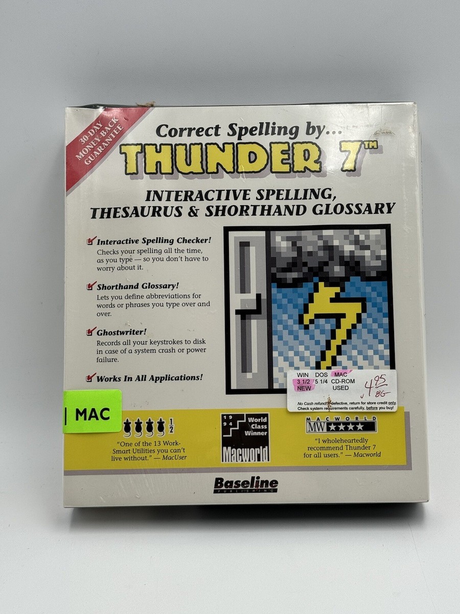 ◆ニチベイ◆バーチカル◆W217+197×H197◆O-2603BL6◆ VTG Thunder 7 Correct Spelling Thesaurus & Shorthand Glossary