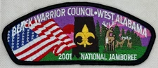 JSP BSA 2001 NATIONAL JAMBOREE   BLACK WARRIOR COUNCIL   WEST ALABAMA