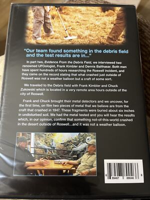 UFO Disclosure Revisiting Roswell, Evidence from Debris Field (DVD