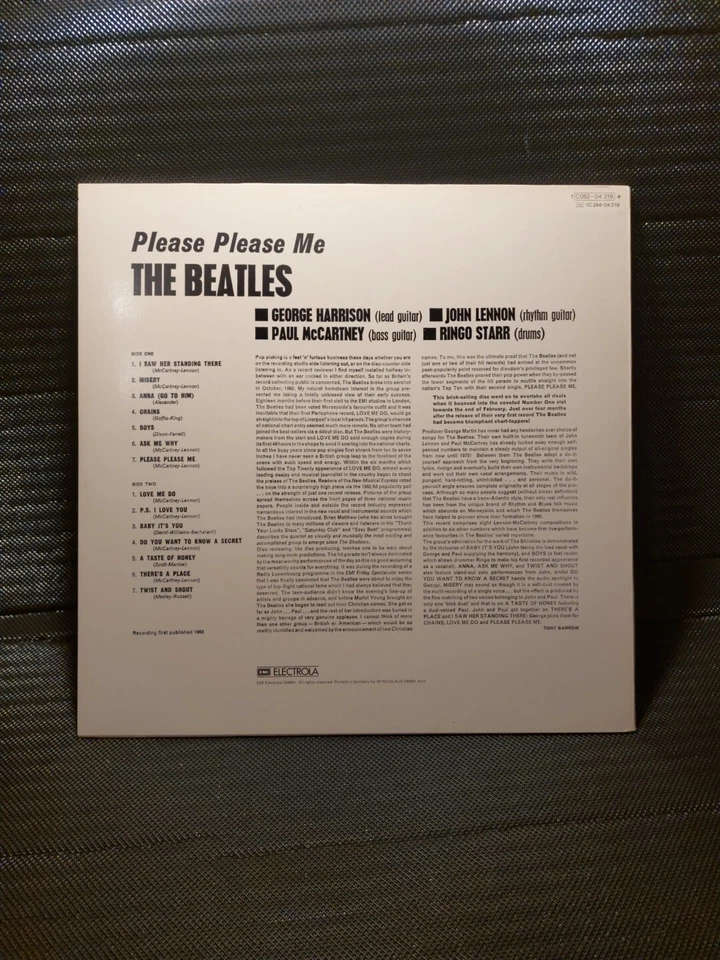 UNUSED The Beatles Please Please Me NR. 062-04219 GER 1973 Sleeve/Vinyl =NM - Bild 2 von 4