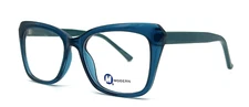NEW MODERN OPTICAL FAMILIAR TEAL AUTHENTIC EYEGLASSES OPTICAL FRAMES 52-17-140
