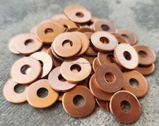 50 Copper #8 Washers Quality Tattoo Machine Parts by Forward Tattoo Supply USA