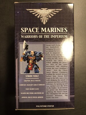 Figurine Sideshow Warhammer 40k Space Marine Storm Wolf, Rare