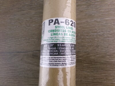 AGS Steel Brake Lines PA-620  3/8'' x 20'' Qty. 4