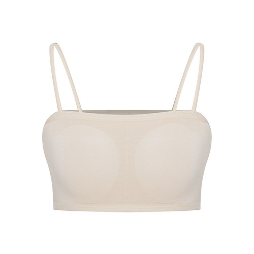 Girls Bras Elastic Top Soft Bra Yoga Vest Removable Camisole Party Underwear - Picture 35 of 50