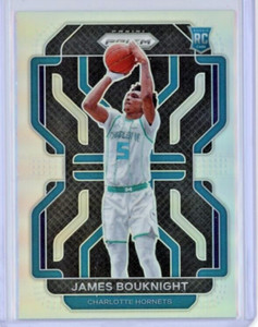 2021-22 Panini Prizm James Bouknight Silver Prizm Rookie Hornets RC #311
