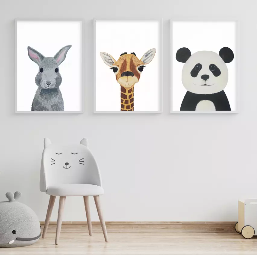 Kid's Wall Art Prints & Playroom Wall Decor