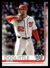 2019 Topps # 236 SEAN DOOLITTLE Washington Nationals World Series Champions!