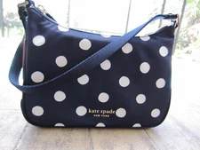 NWT KATE SPADE NEW YORK DOTS THE LITTLE BETTER SAM SUNSHINE  NYLON BAG