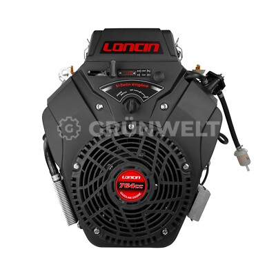 Benzinmotoren Loncin Motor Standmotor V-Twin 25 PS E-Start 2-Zyl LC2V80FD 25.4mm