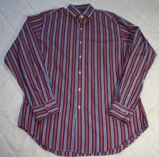 POLO RALPH LAUREN Regent Classic Fit, Cotton, Button Collar Shirt, Mens 16 L