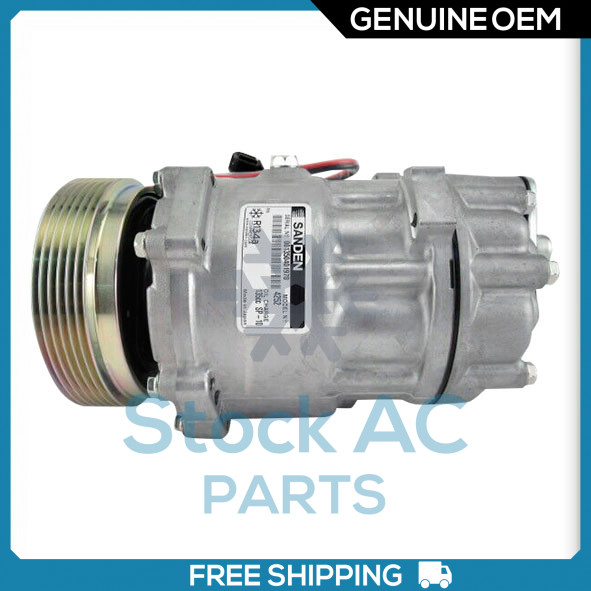 New OEM A/C Compressor for VW Cabrio, Golf, Jetta, Passat - 1993 to 1998 - Picture 1 of 8