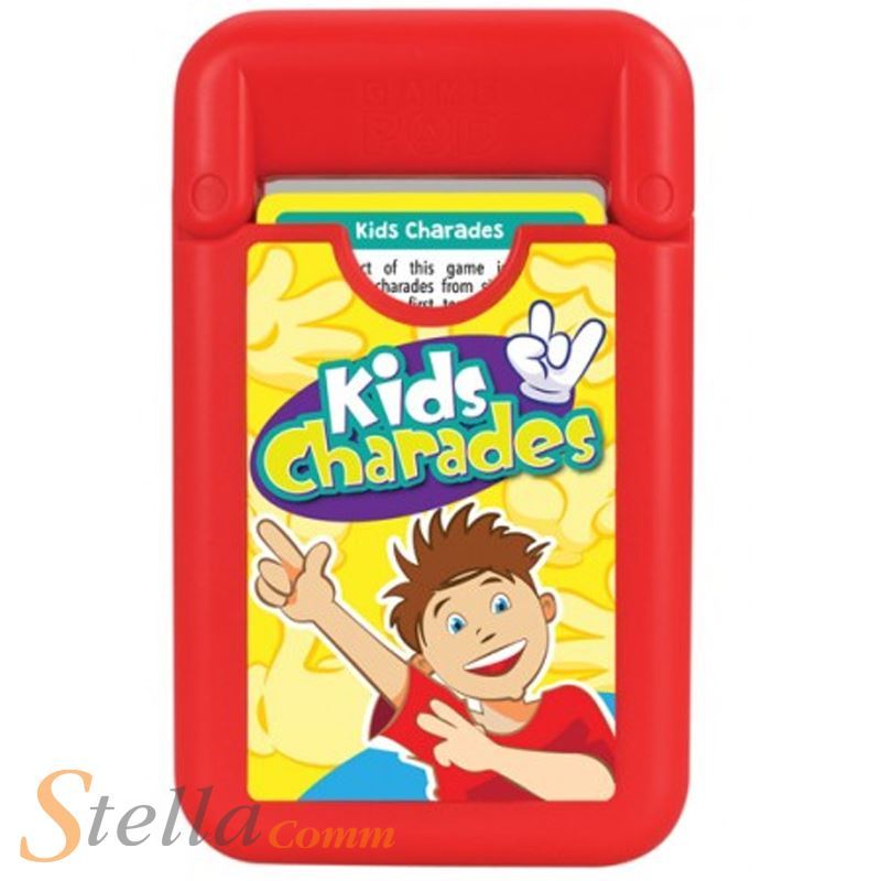 Kids Charades Game Pod Travel Pocket Acting Guessing Card Game