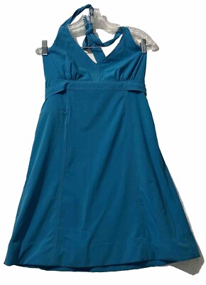 Athleta Women's Size 8 Turquoise Blue Halter Dress See Pics 2 & 3 For Alteration | eBay Athleta Women's Size 8 Turquoise Blue Halter Dress See Pics 2 & 3 For Alteration | eBay