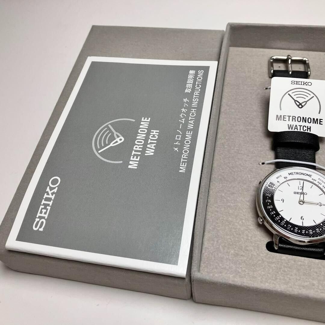 SEIKO Metronome Watch Casual Line Color Black SMW006B WITH BOX New
