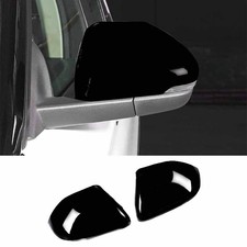 Bright Black 2020-22-2023 2pcs For Ford Explorer Side Rearview Mirror Cover Trim Bright Black 2020-22-2023 2pcs For Ford Explorer Side Rearview Mirror Cover Trim
