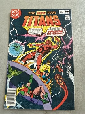 The New Teen Titans #6 April 1981 First cover app of Trigon George Perez