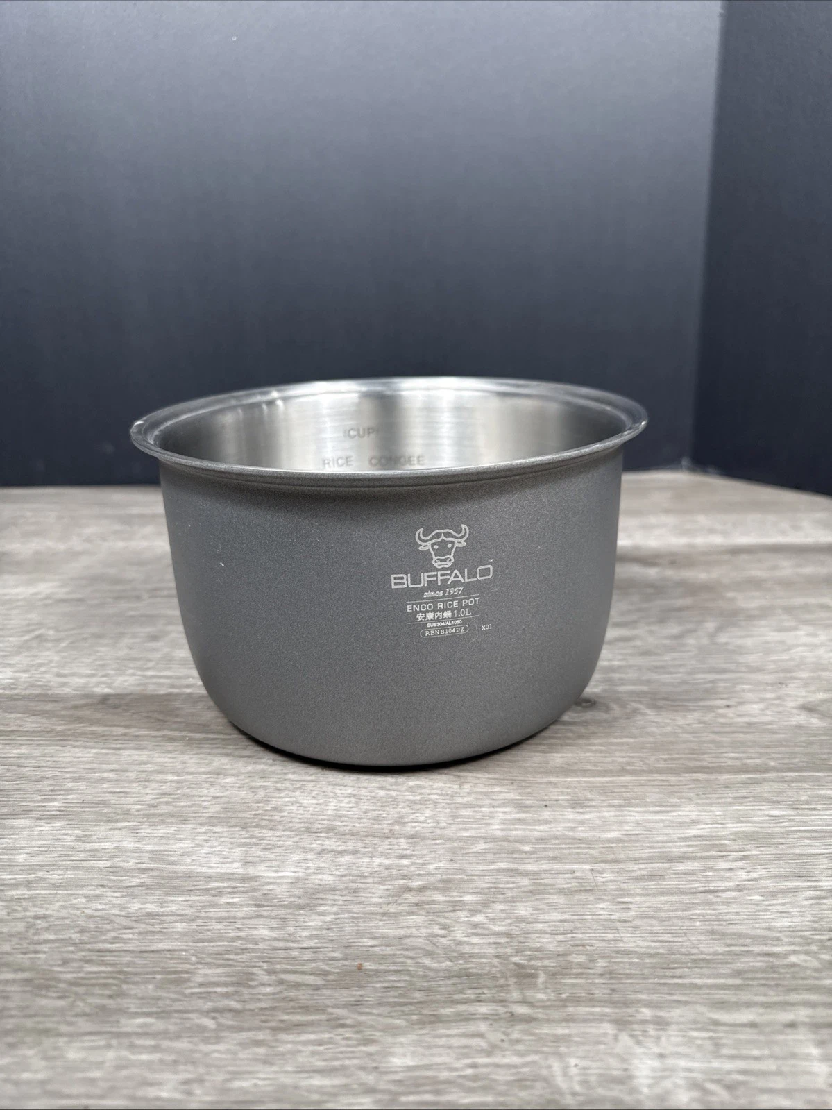 buffalo clad inner pot 5 cup replacement