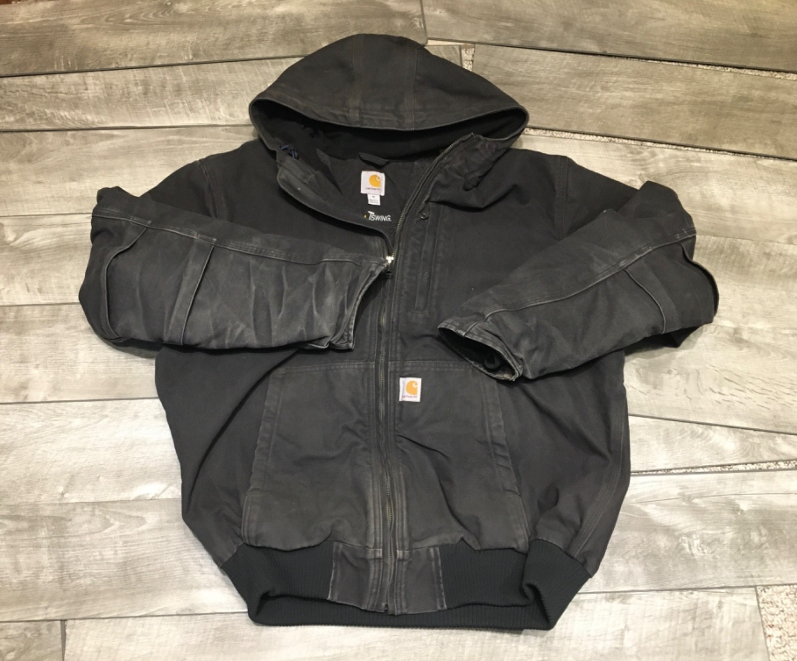 Carhartt 102360 Men's Full Swing Armstrong Active Black Sherpa-Lined Jacket XL