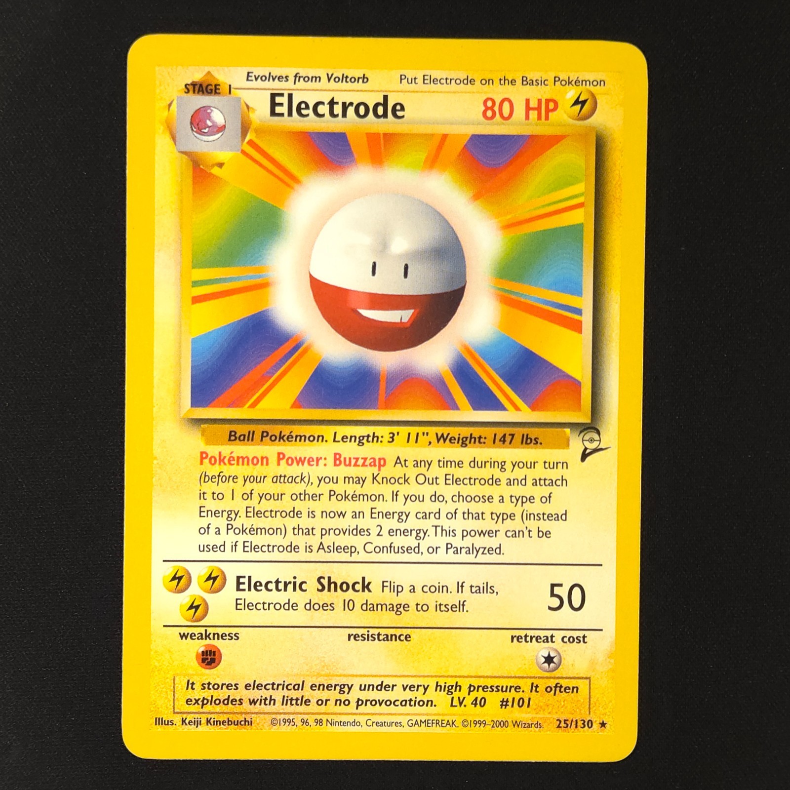 Electrode 25/130 - Base Set 2 - Pokemon Card