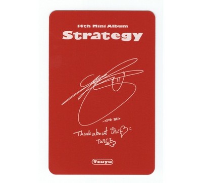 Twice Tzuyu Photocard | Strategy | eBay