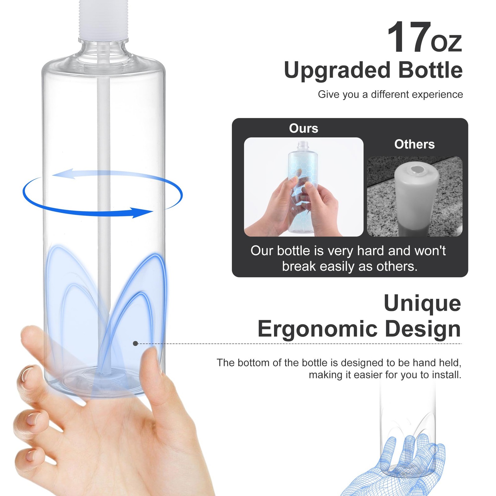 Built in Sink Soap Dispenser or Lotion Dispenser for Kitchen Sink, Brushed Ni...