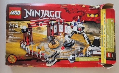 LEGO 2520 Ninjago Battle Arena 463 pieces Open Damaged box New