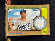 2022 Topps Heritage Clubhouse Collection GU Relic Whit Merrifield /99