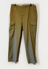 Red Kap Pants Men’s 40 x 32.5 Workwear Flat Front Khaki Stain and Wrinkle Resist