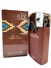 alladin fragrances santa fe eau de cologne 1.7oz splash scuffed box