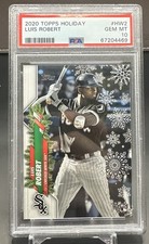 2020 Topps Holiday - Luis Robert #HW2 (RC) PSA 10 Chicago White Sox