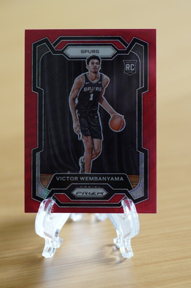 Victor Wembanyama 2023 Prizm #136 Ruby Wave Price Guide - Sports
