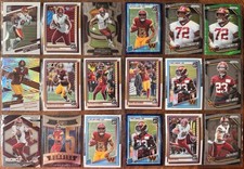 🔥$ BUYS ALL🔥Mixed Lot of 18 Washington Commanders NFL Trading Cards 