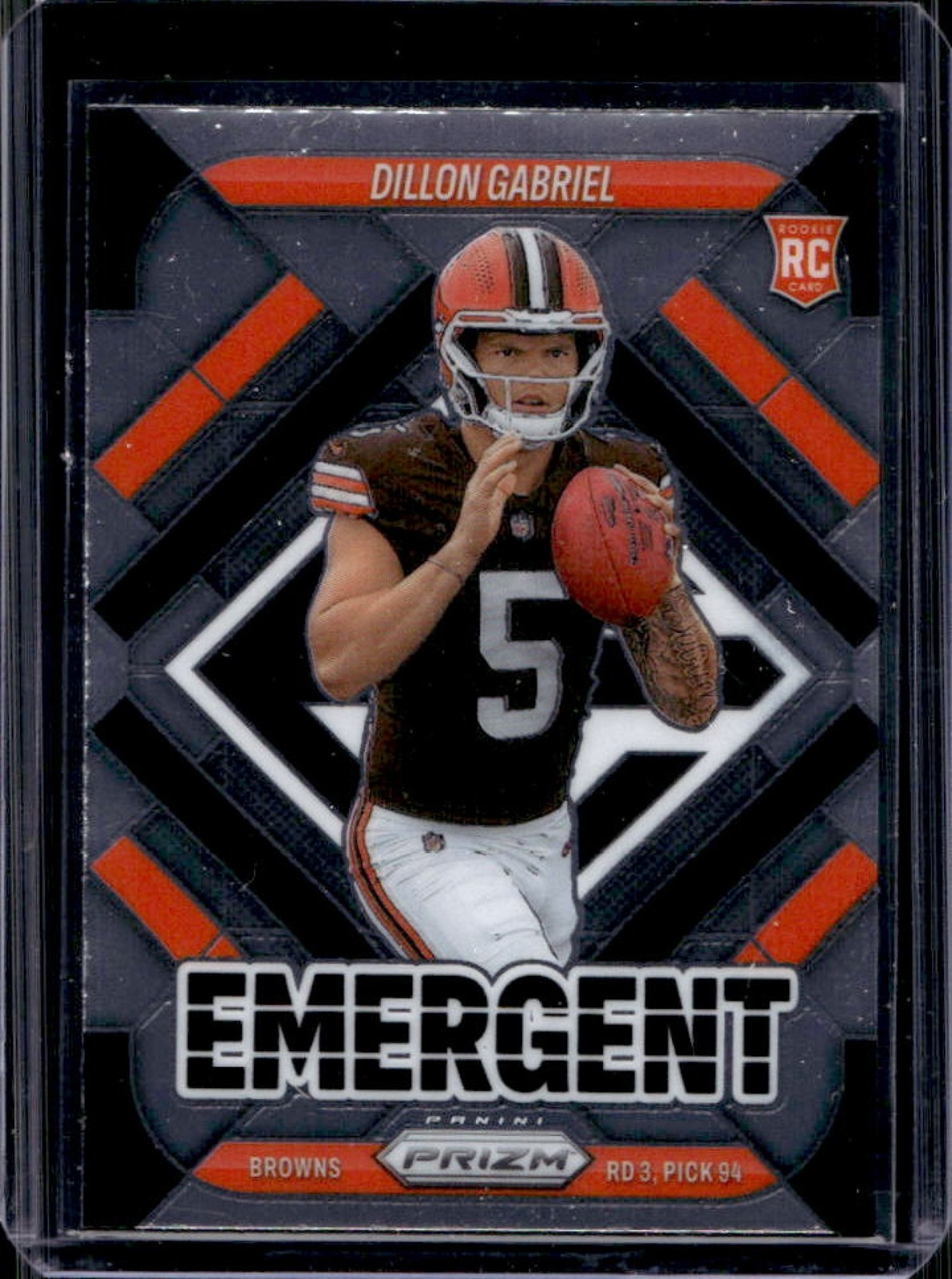 2025 Panini Prizm Dillon Gabriel Emergent RC Rookie #18 Browns