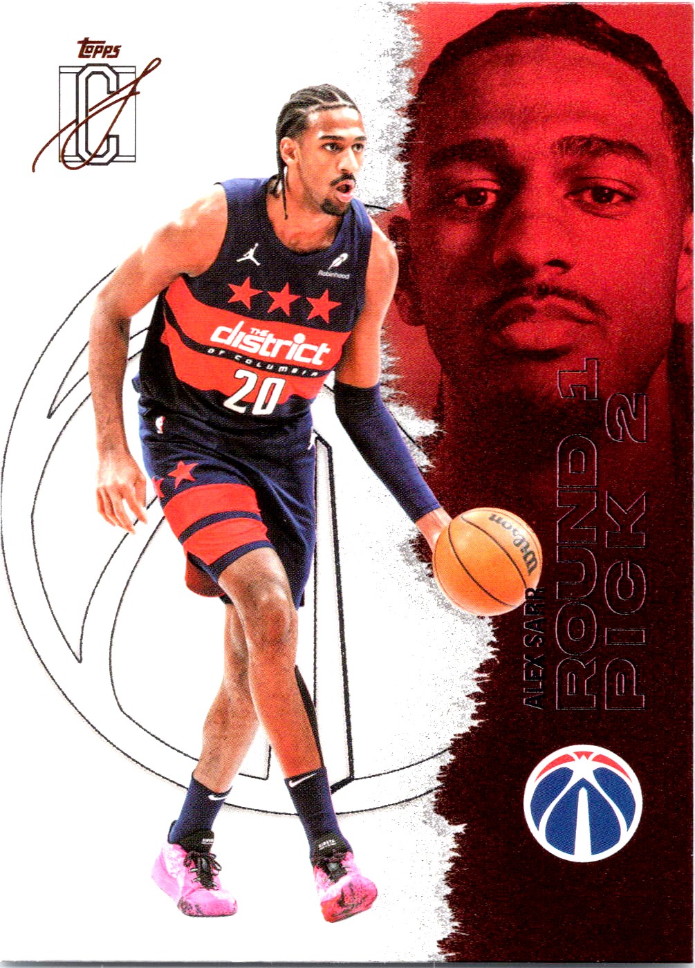 2025-26 Topps Signature Class #66 Alex Sarr
