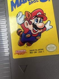 Super Mario Bros. 3 (Nintendo NES, 1990) Cartridge & Sleeve Only