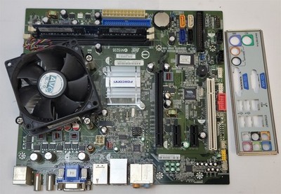 HP Foxconn MCP73M01H1 Motherboard + Intel Core 2 E7400 2.8GHz + 2GB DDR2