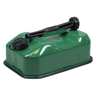 Sealey 5L Kraftstoffkanister Grün Mit Ausgießer Flach Wide Design JC5RG