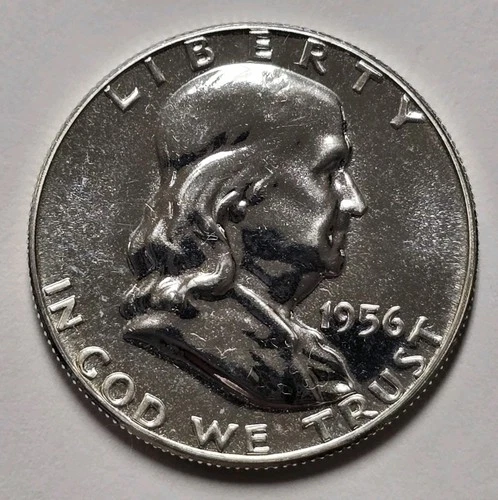 1956 Proof Franklin Half Dollar