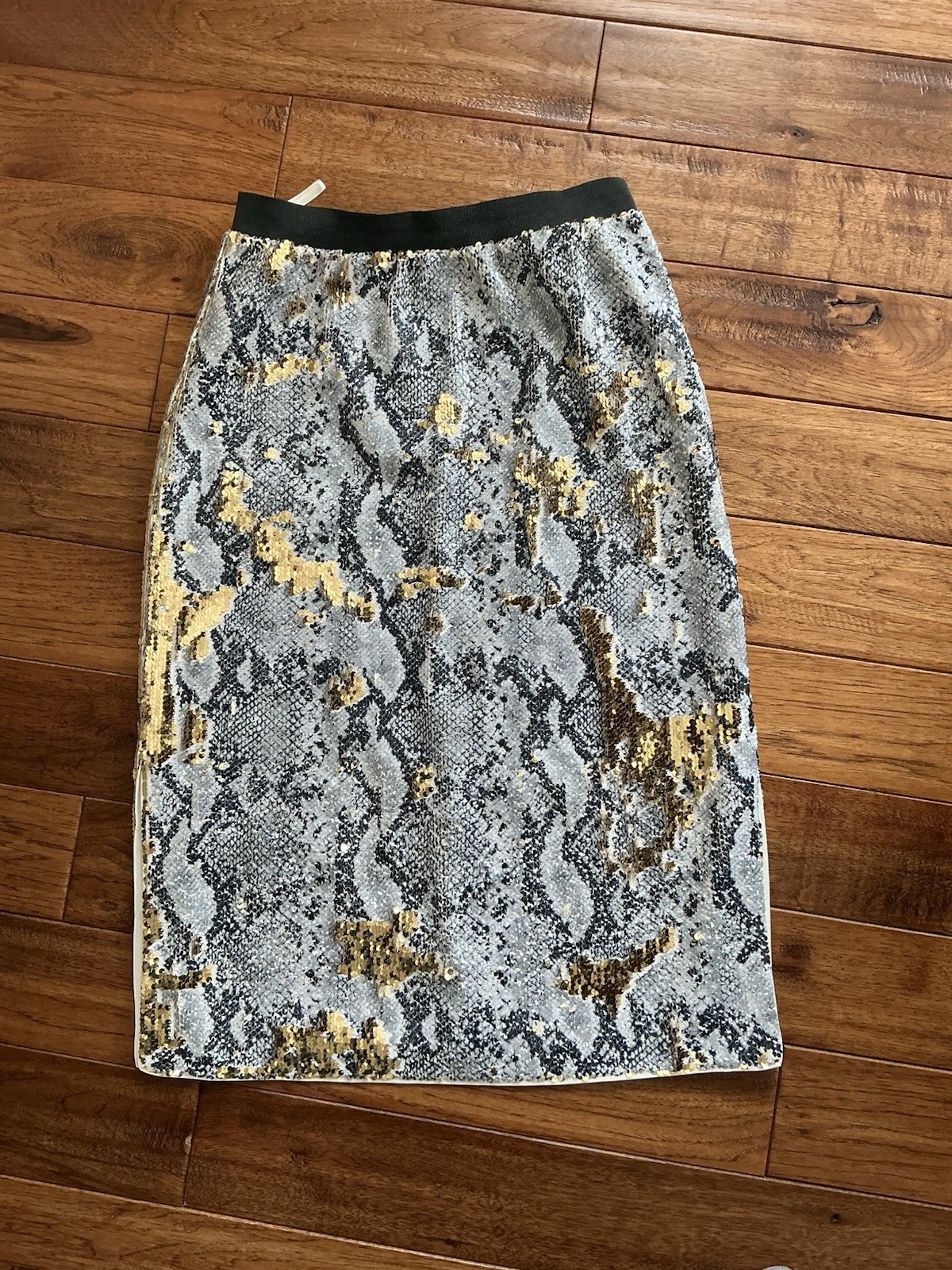 Ted Baker Sequin Snakeskin Pattern Midi Skirt, US… - image 4