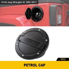 Black Fuel Filler Door Gas Tank Replace Cap Parts For Jeep Wrangler Jk 2007-2018 Black Fuel Filler Door Gas Tank Replace Cap Parts For Jeep Wrangler Jk 2007-2018