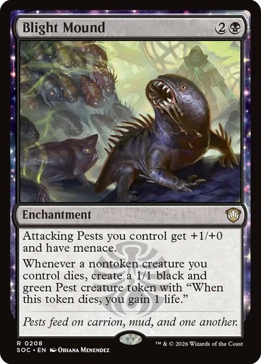 MTG: Secrets of Strixhaven Witherbloom Pestilence Commander (Choose your Card)