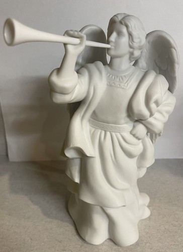 Vtg 1992 Avon 7” GABRIEL Porcelain Figurine White NATIVITY COLLECTIBLES NWOB - Picture 2 of 23