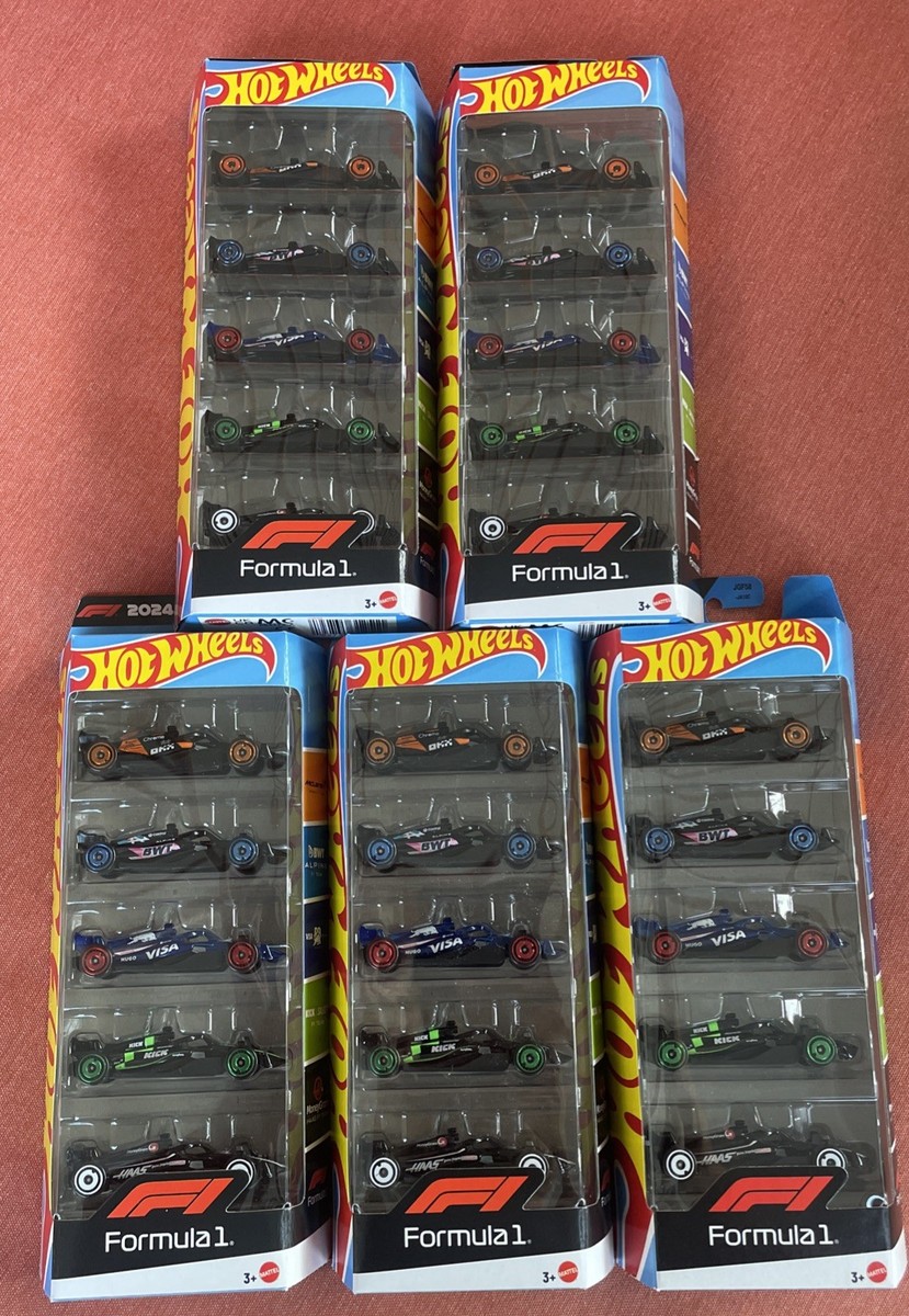 Hot Wheels Formula 1 2024年モデル 5台セット Hot Wheels 5 Pack 2024