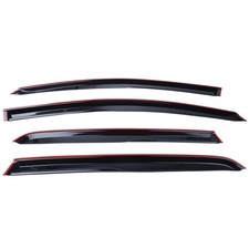 Für VW Golf 6 2008-2012 4-Tlg Set Schwarz Windabweiser Regenabweiser