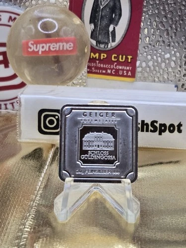 20 Gram Geiger Edelmetalle Silver Square Bar 999 Fine Germany (Loose)