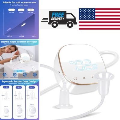 Portable Nipple Correction Device with Touch Sensitive Controls for Convenience