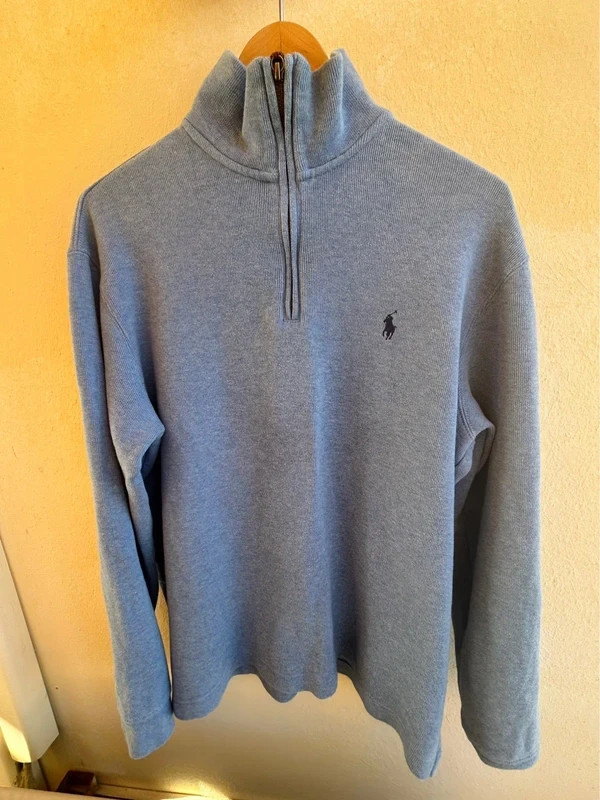 Polo Ralph Lauren Quarter Zip Light blue M very good condition