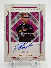 2022 National Treasures JEFF BURTON Trackside Signatures Auto /10 #TSJB